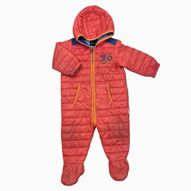 Combi orange sanguine puffer mince 12M
