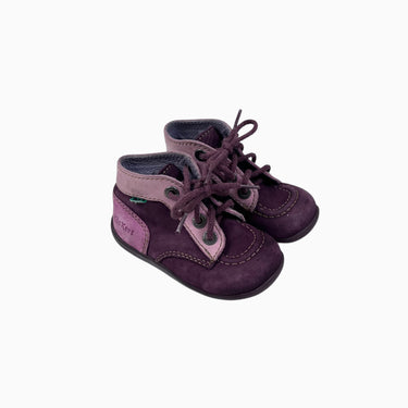 Souliers violets à lacet 14.5CM 2Y