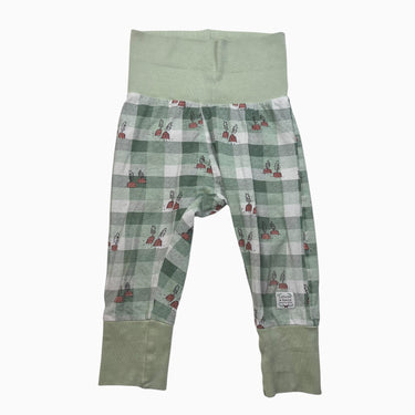 Pantalon sauge 'carottes' 2-3Y
