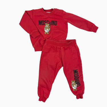 Ensemble rouge avec oursons emblématique 12-18M
