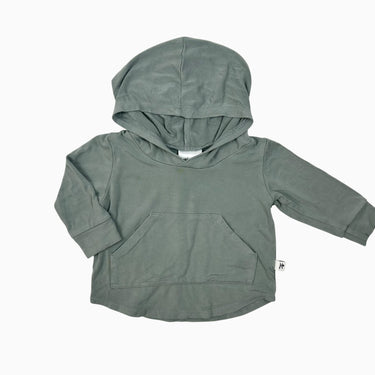 Chandail à capuchon sauge en bambou et spandex 0-6M