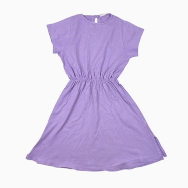 Robe mauve en coton 9-10Y