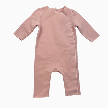 Combi saumon en coton bio 9-12M