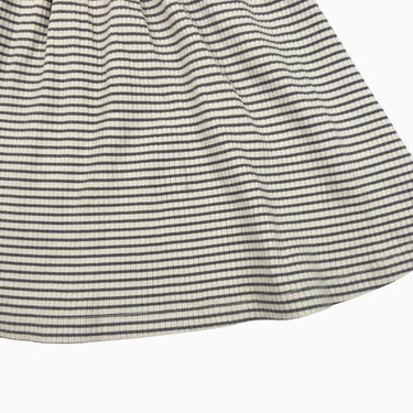 Robe à rayures grises côtelée 18-24M
