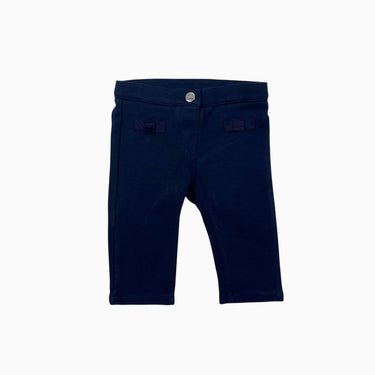 Pantalon marine avec noeud 6M