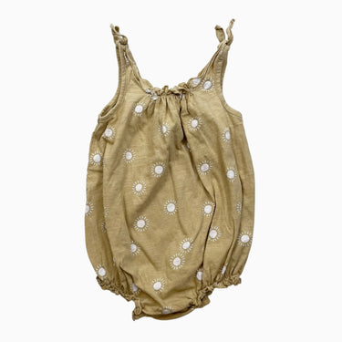 Barboteuse ocre 'soleils' 18-24M