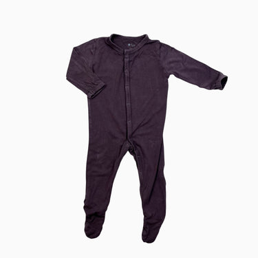 Pyjama prune en bambou et spandex 3-6M