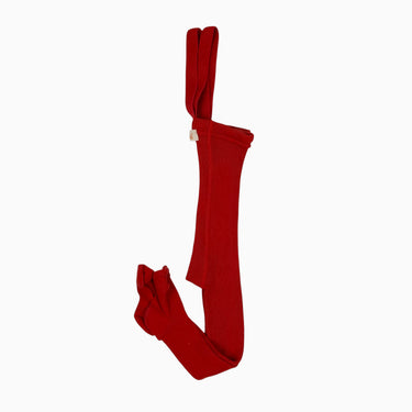 Bas collant à bretelle rouge 74-80CM 12-18M