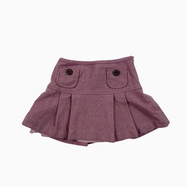 Jupe vieux-rose en lainage et poly 3Y