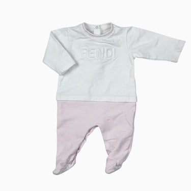 Pyjama rose et blanc Fendi 3M