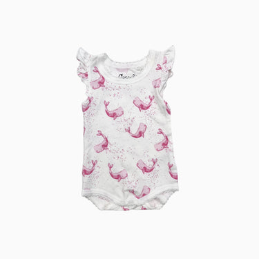 Cache-couche 'baleines roses' en modal et spandex 1M