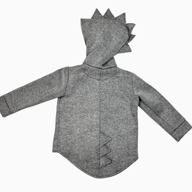 Veste à capuchon grise 'dinosaure' 86-92CM 2Y