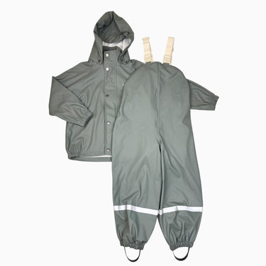 Manteau et salopette de pluie eucalyptus 110-116CM 5-6Y