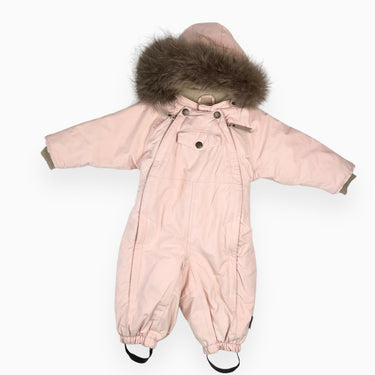 Combi rose d'hiver avec fourrrure 9M