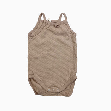 Cache-couche cami vieux-rose à pointelle 3-6M