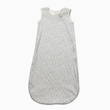 Gigoteuse fleurs grises en coton 0-6M