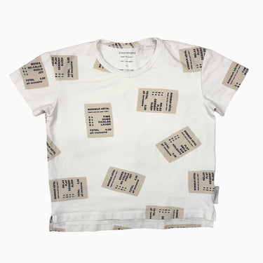 T-shirt blanc 'Bonheur Hôtel' 4Y
