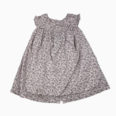 Robe rose pâle 'fleurs' 18M