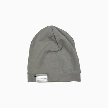 Bonnet gris en bambou et spandex 0-6M
