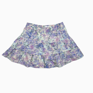Jupe fleurs pastel 6-7Y