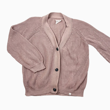 Veste vieux-rose en tricot 5-6Y