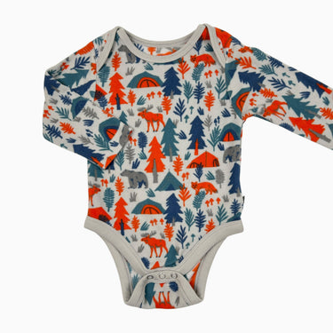 Cache-couche gris 'animaux' en polar 6M