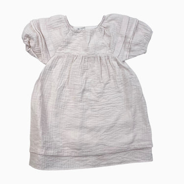Robe rose très pâle avec manches bouffantes 3-4Y