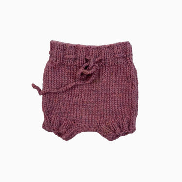 Bloomer vieux-rose en tricot de laine M 2-3Y