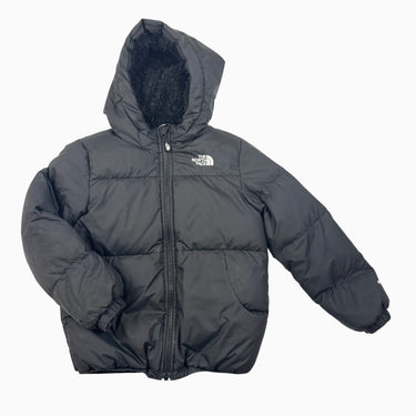 Manteau style puffer noir doublé en peluche 'Nupse' 6Y