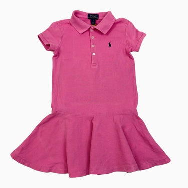 Robe rose en coton piqué 5Y