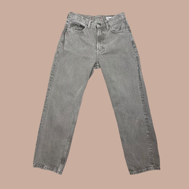 Jeans gris-vert en coton pour femmes 4US