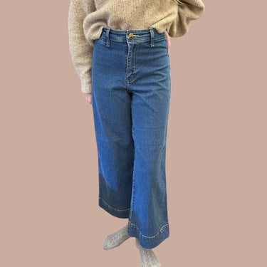 Jeans flared en denim pour femmes 4US