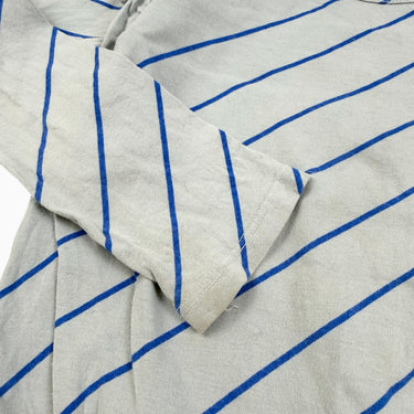 Chandail gris-bleu à rayures 5-6Y