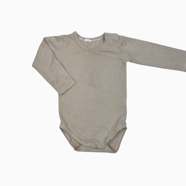 Cache-couche beige rayé crème 12-18M