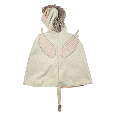 Cape 'licorne' en laine et poly S 7-8Y