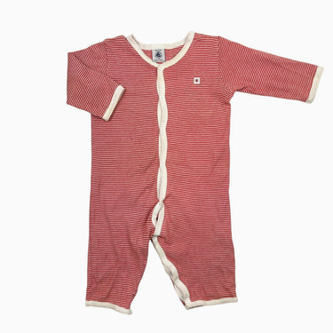 Pyjama rayure rouge 9M
