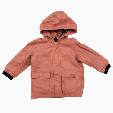 Manteau style ciré blush 18M