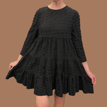 Robe noire en poly pour femmes M