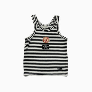 Camisole à rayures anthracites 18M