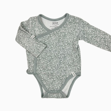 Cache-couche menthe fleuri 0-3M