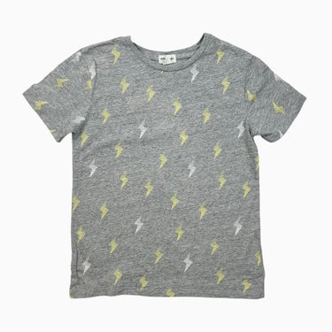 T-shirt gris 'éclairs' 10Y