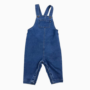 Salopette en coton chambray 18M