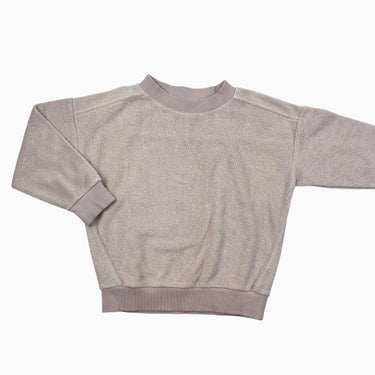 Pull rose pâle en polar 4Y