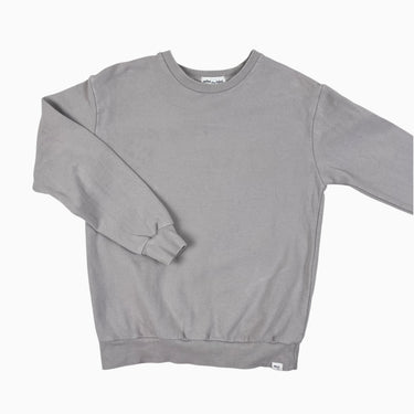 Pull greige en coton bio 6Y