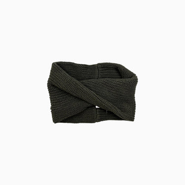 Tour de cou athracite en tricot de coton OS