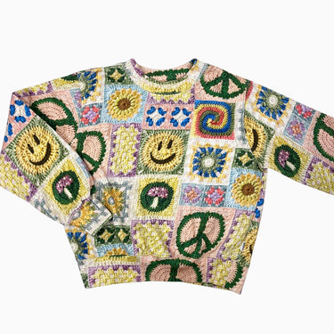 Pull avec effet tricot 10Y