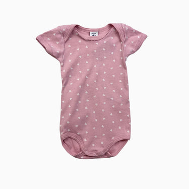 Cache-couche rose 'coeurs' 6M