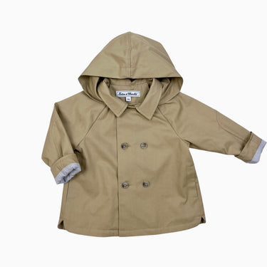 Manteau style trench sable 18M