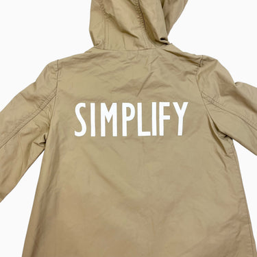 Manteau style trench ciré sable 'Simplify' 6Y