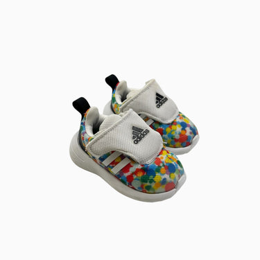 Sneakers en mesh coloré à velcro 4US